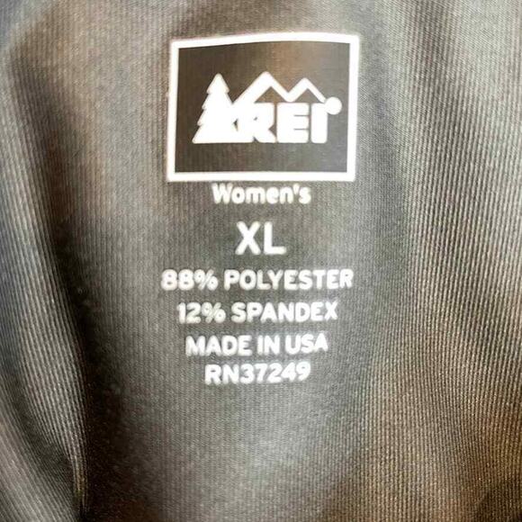REI Jacket Womens Extra Large Gray Zip Up Long Sleeve Pockets Athletic Ladies - Picture 2 of 9